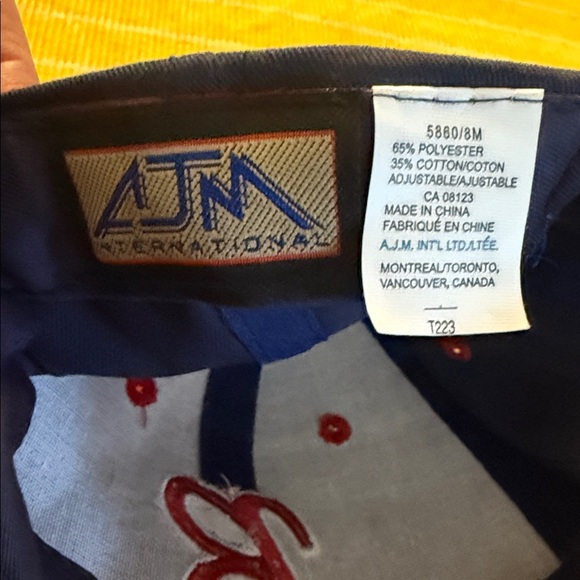Vintage Buffalo Bisons Blue and Red AJM Baseball Cap. Adjustable. Like new - Picture 4 of 5